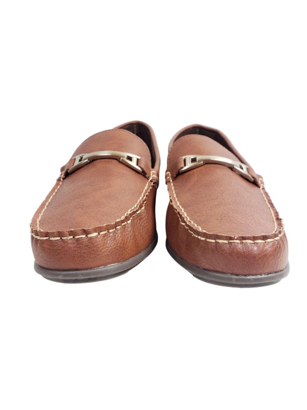 Simply Styled Loafers Men's Size 11 Brown Leather - Picture 3 of 7